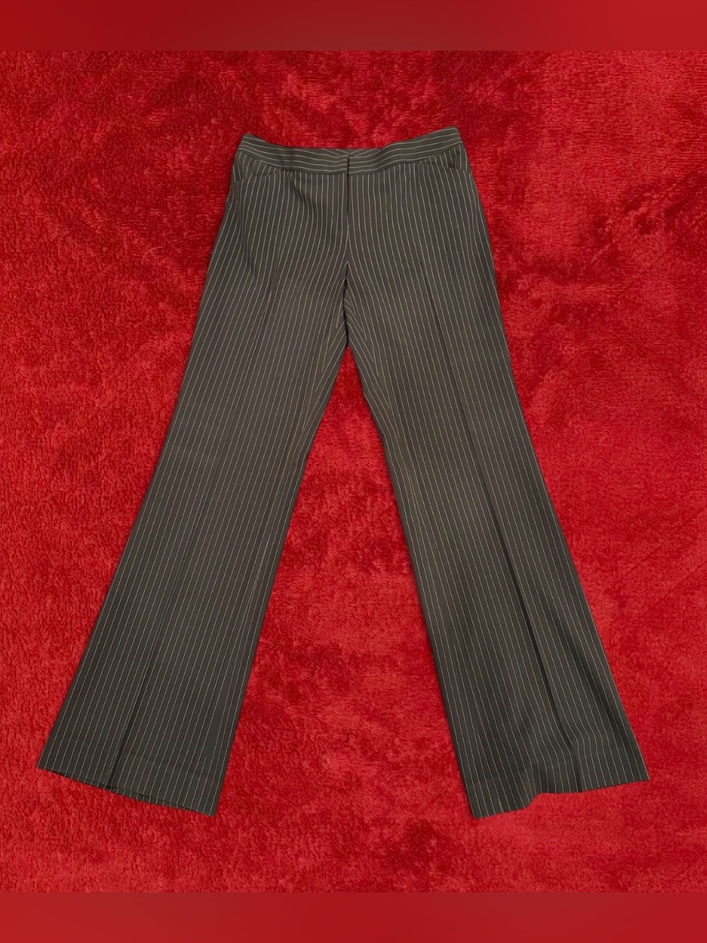 Anne Klein Black Pinstripe Pants